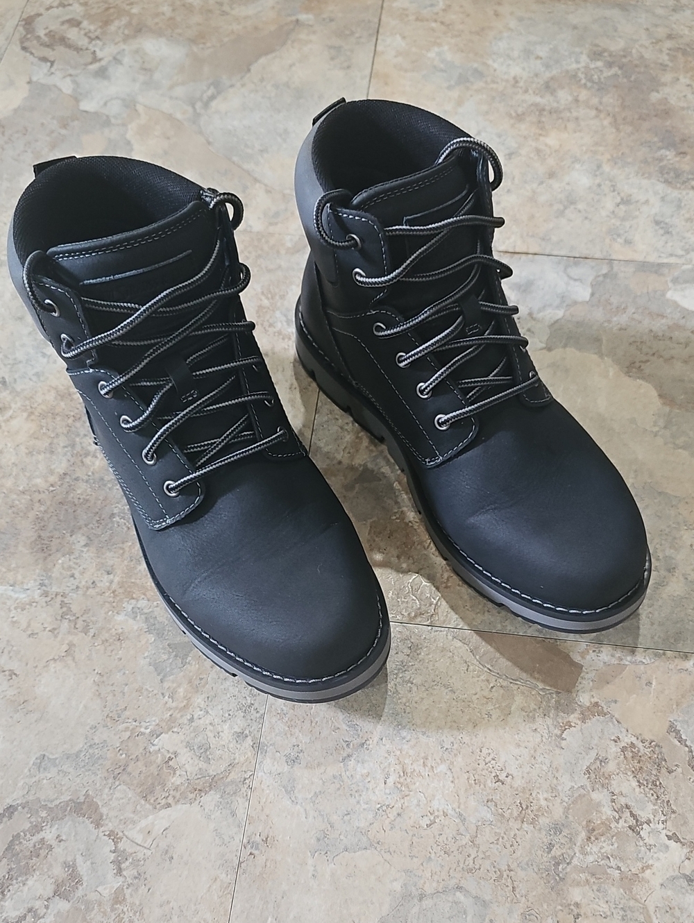 Levi's Black Men's Lace-Up Work Boots